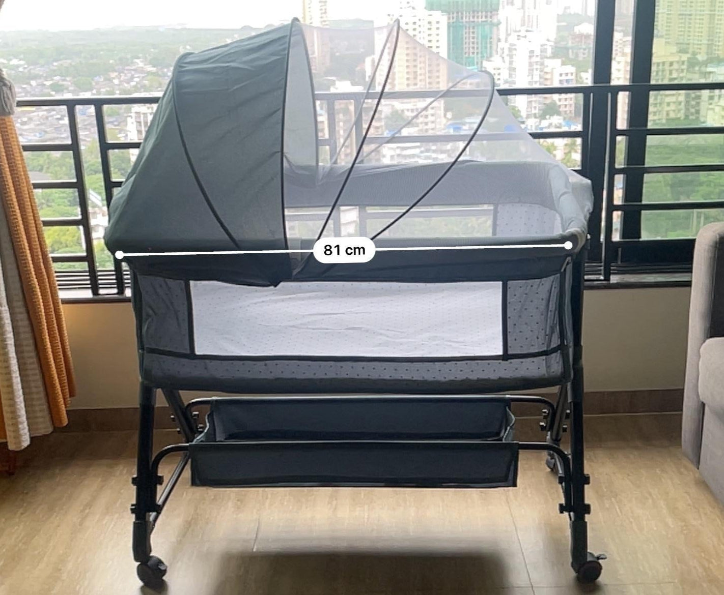 House of Quirk Portable Baby Crib