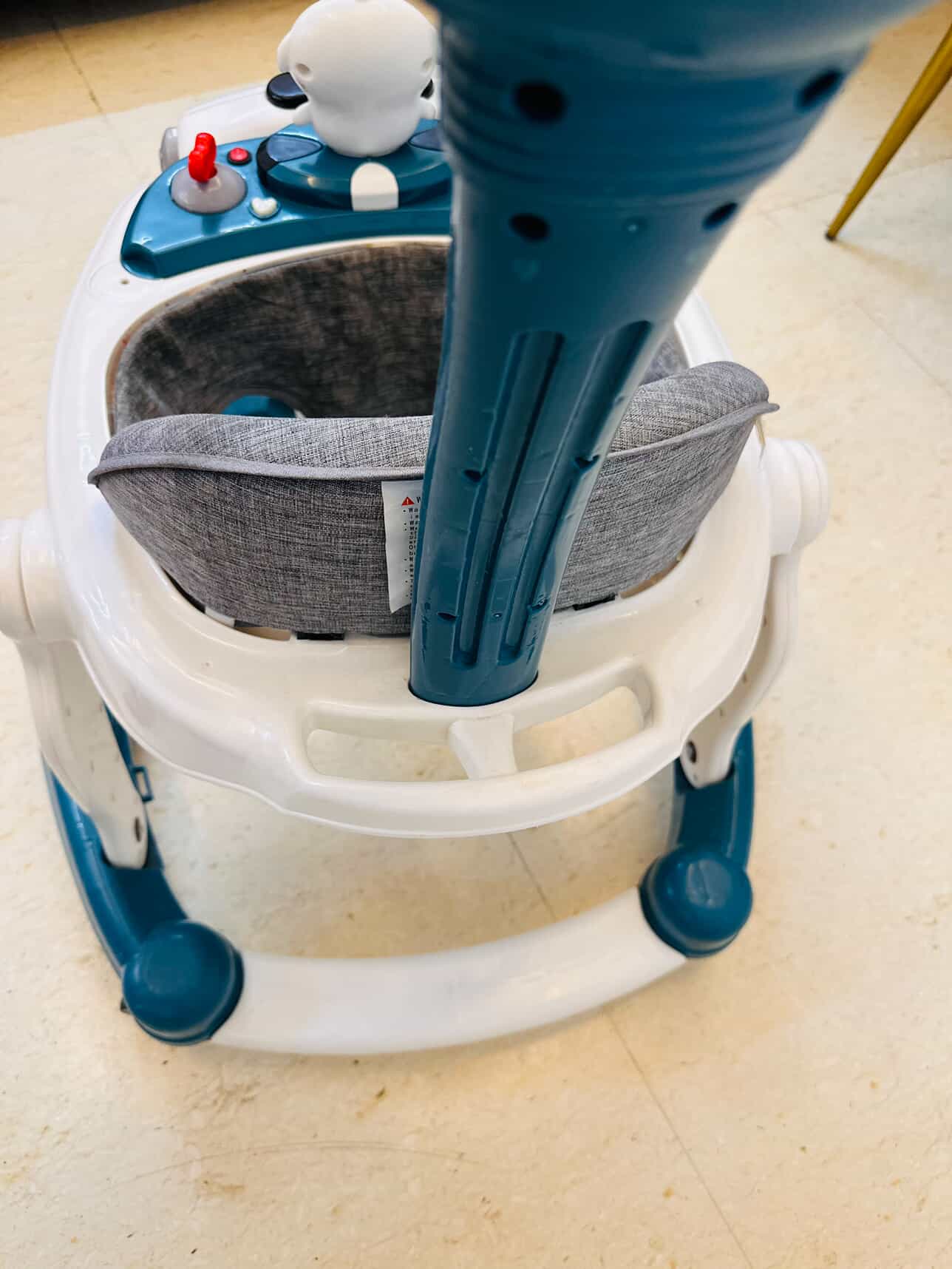 Fab N Funky Robotic Musical Activity Walker Cum Push Walker with Canopy