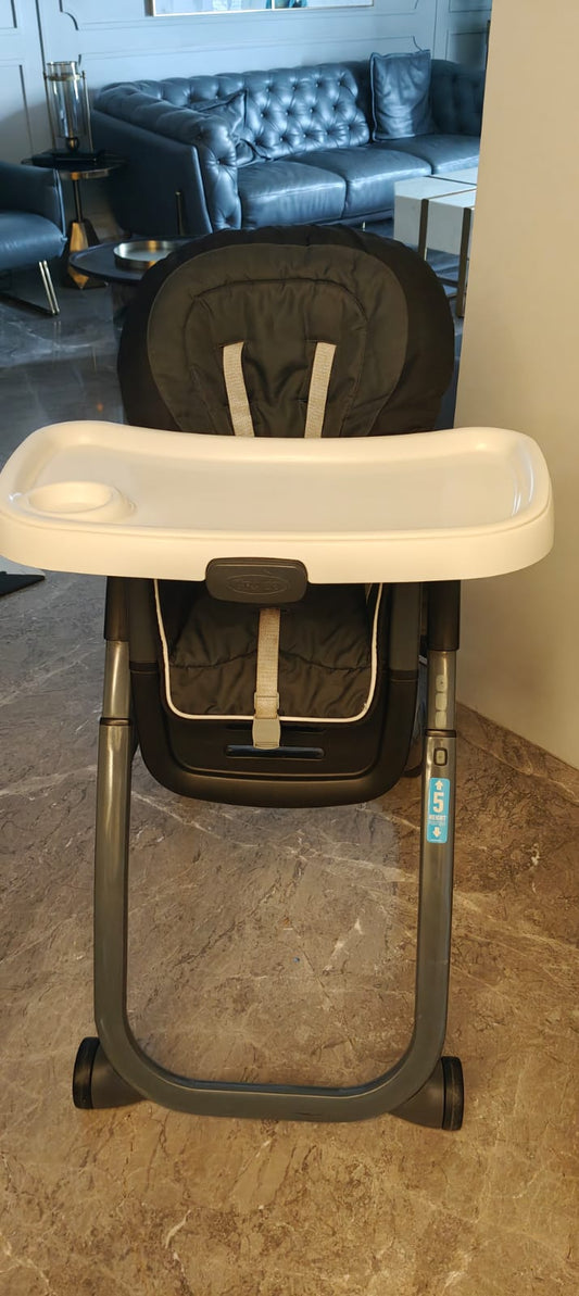 Graco DuoDiner DLX 6 in 1 High Chair, Mathis, Black