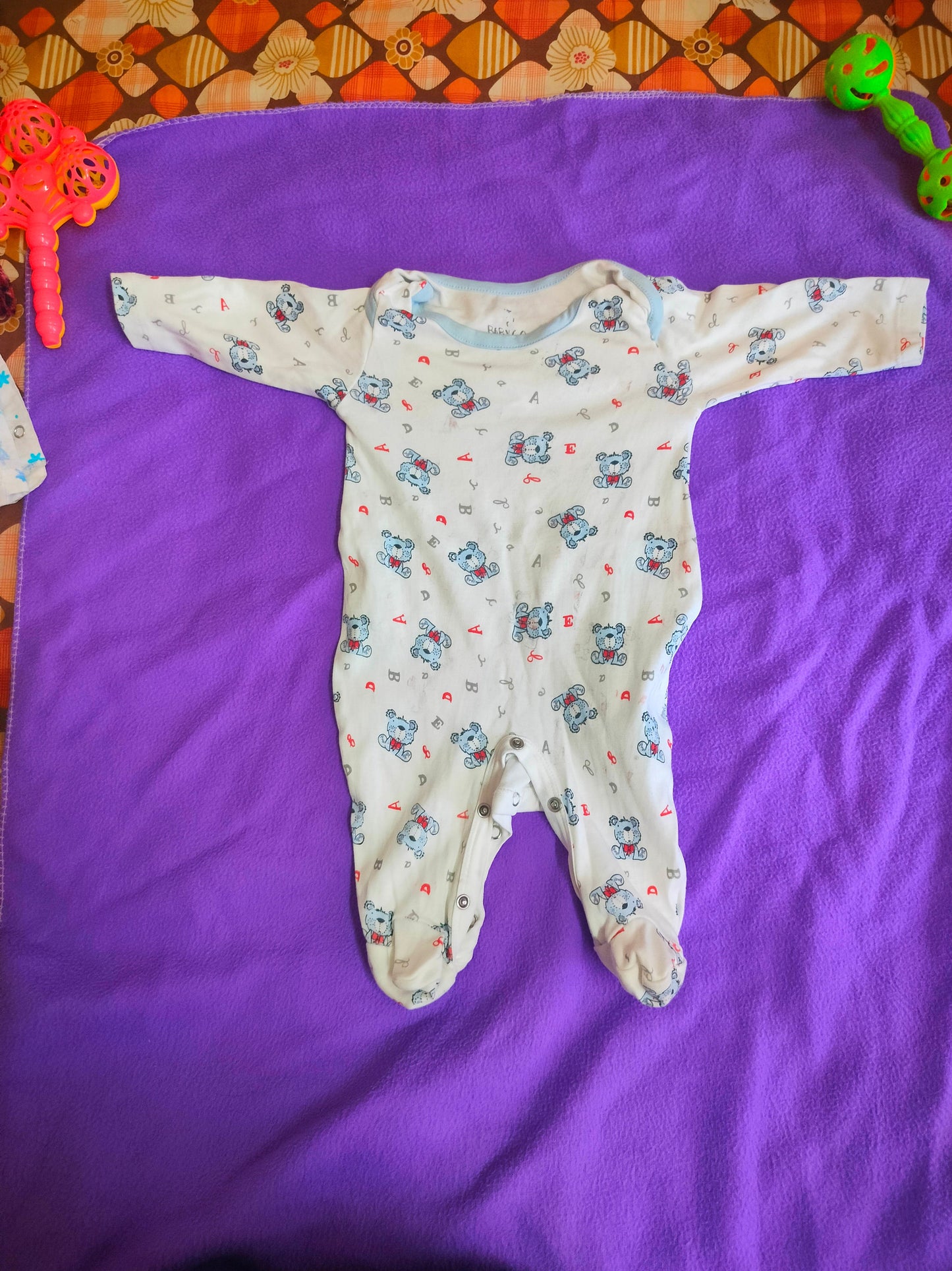 BABY GO Full Sleeve Romper (Set of 2)