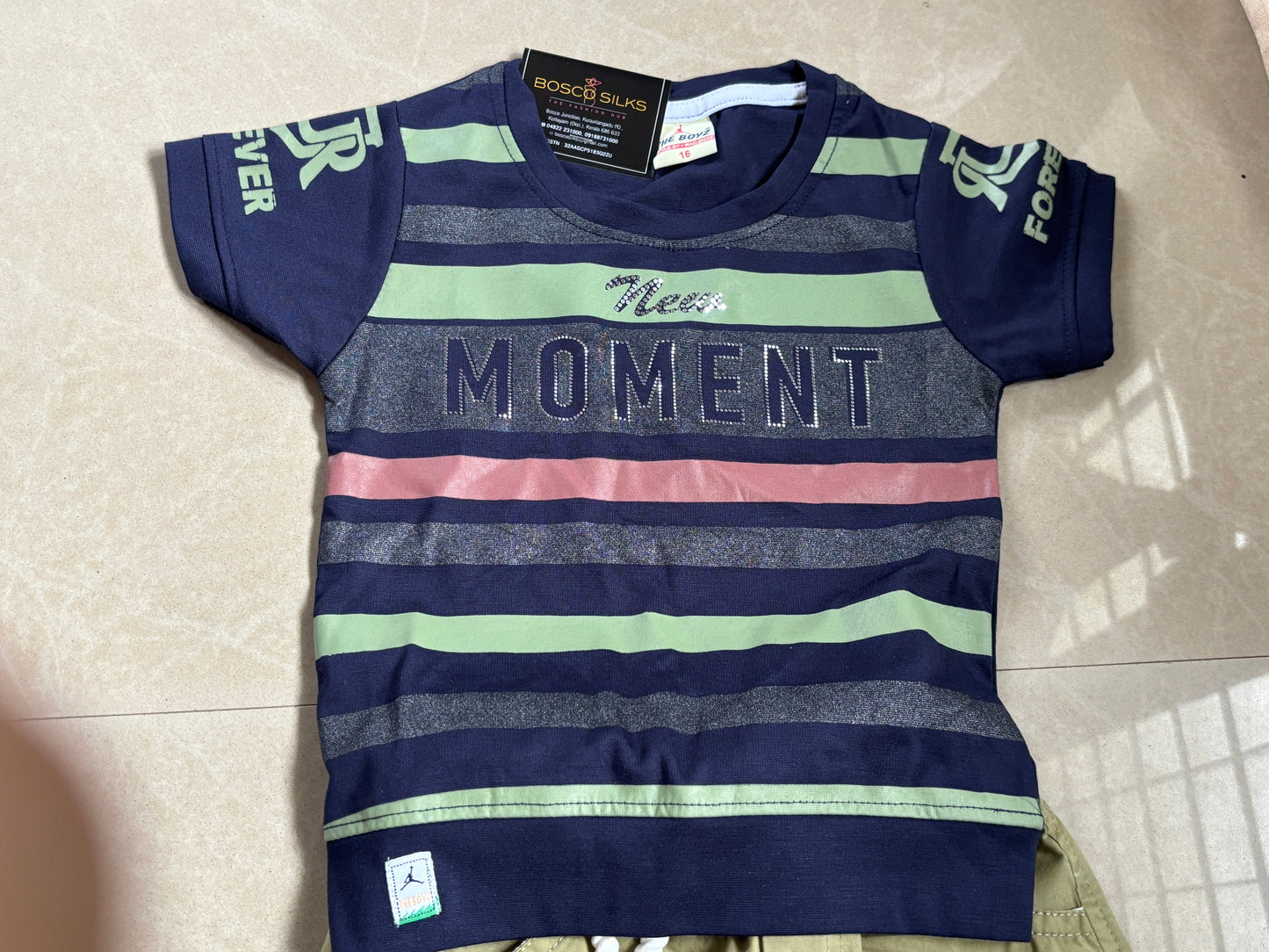 Brand New Cotton Shorts & Tshirt Set for Boys