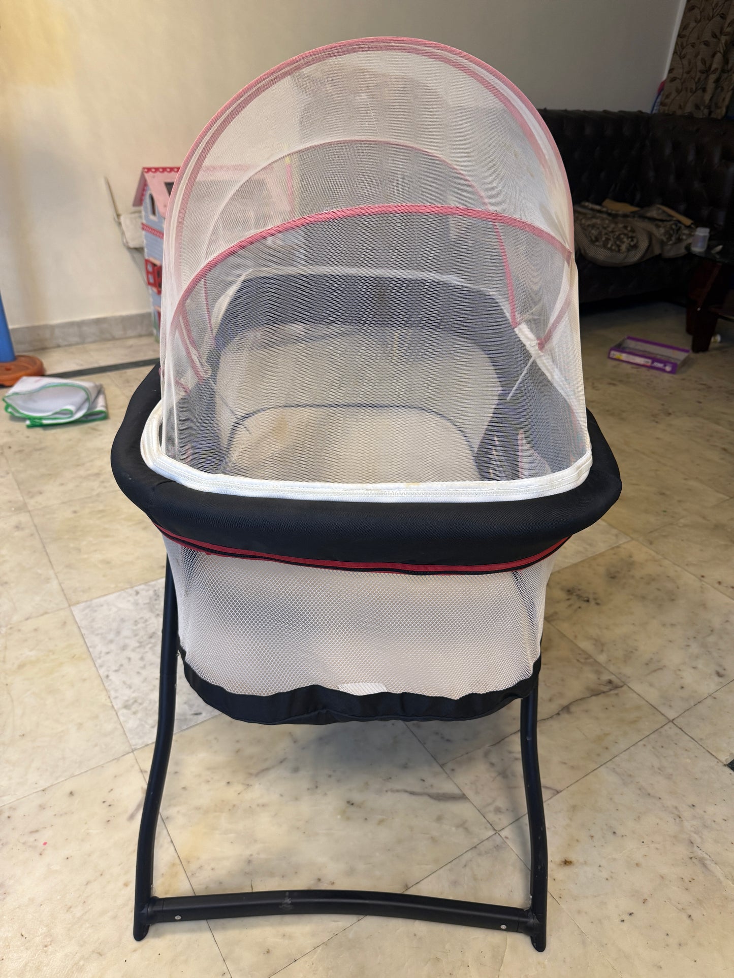 Fisher-Price Rock with Me Bassinet Travel Baby Crib