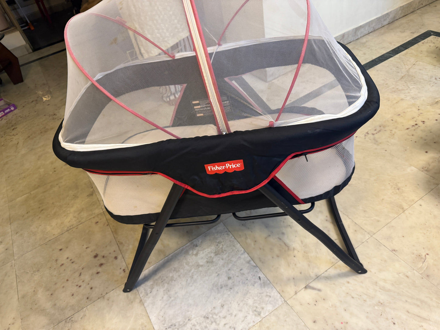 Fisher-Price Rock with Me Bassinet Travel Baby Crib