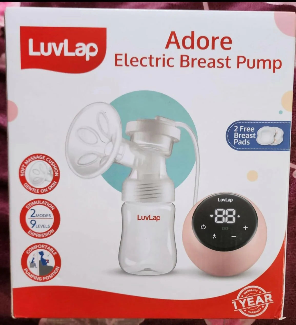 LuvLap Adore Electric Breast Pump