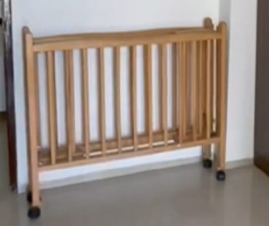 Wooden Baby Cot