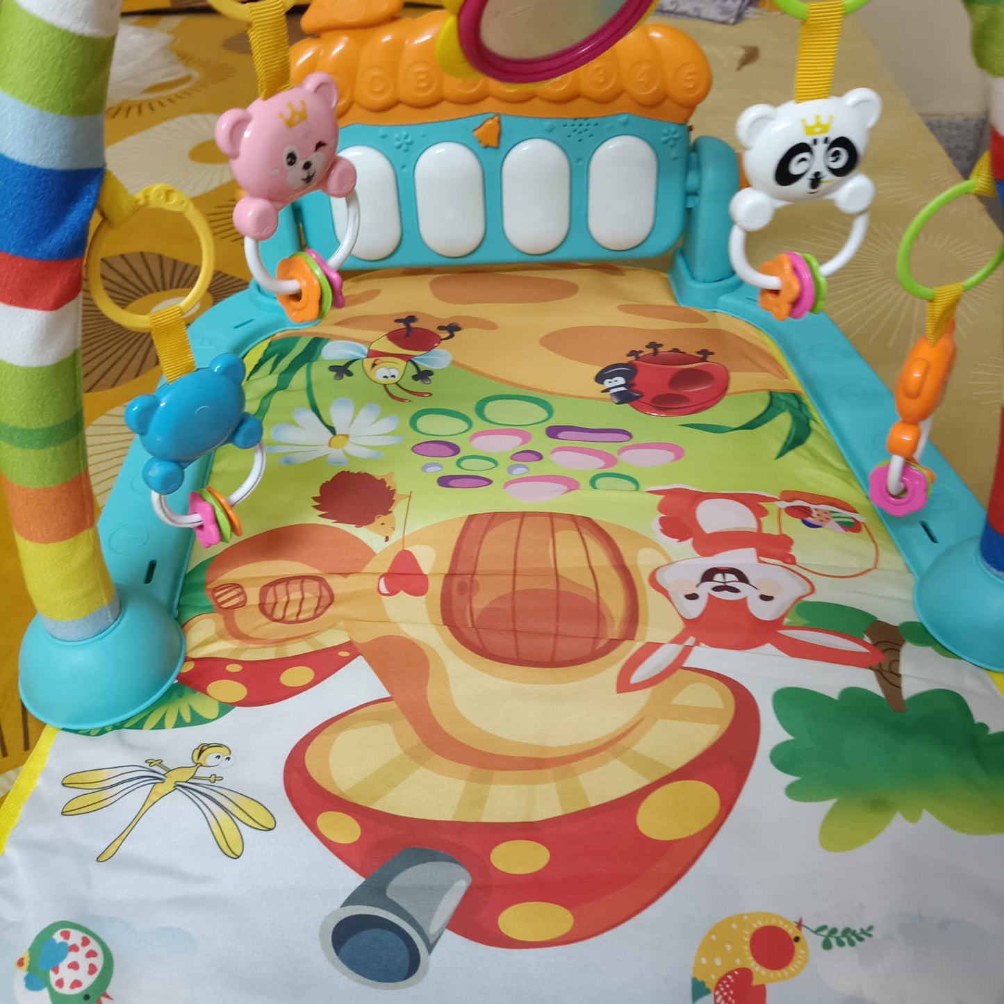 Premium Baby Kick and Play Piano Colorful Play Gym