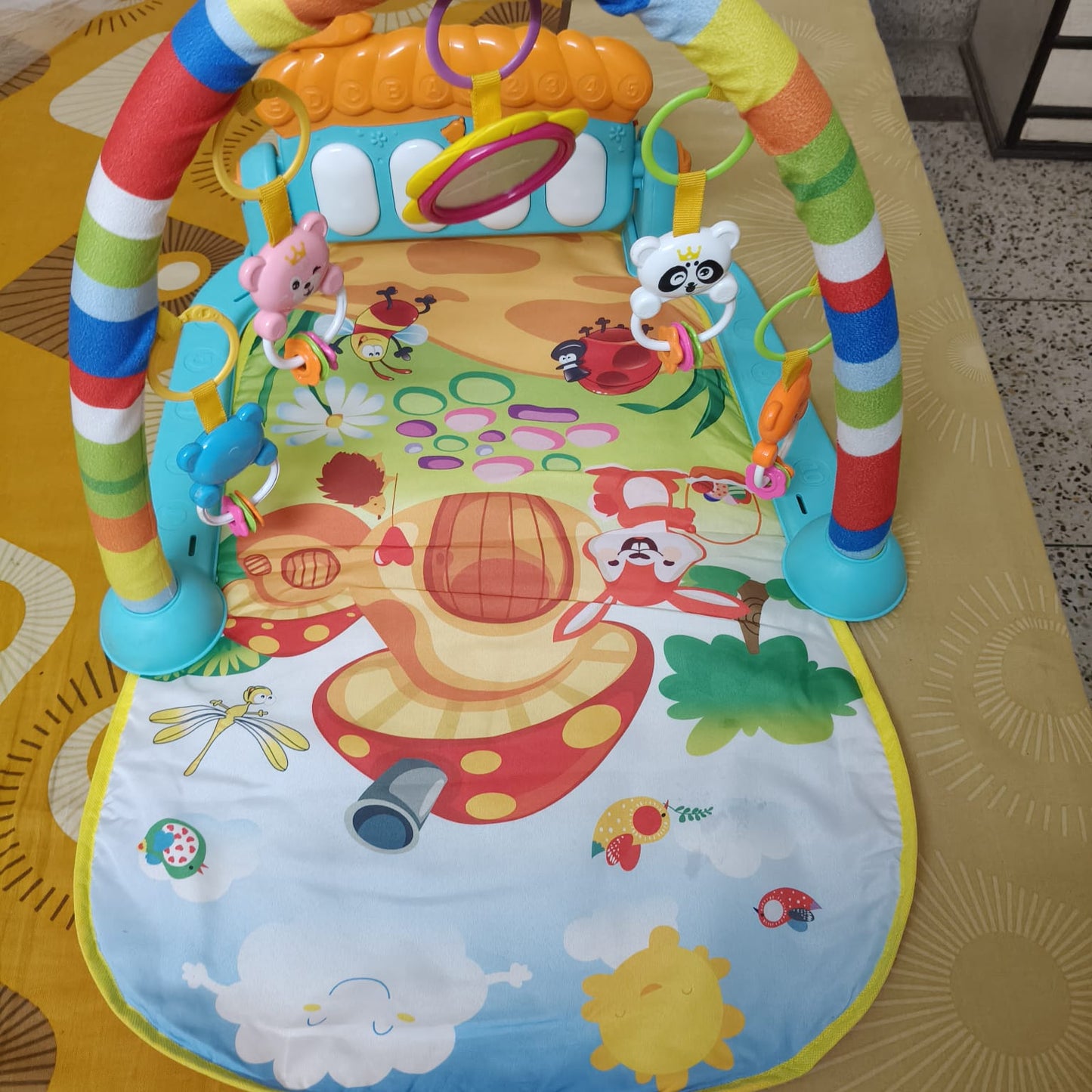 Premium Baby Kick and Play Piano Colorful Play Gym