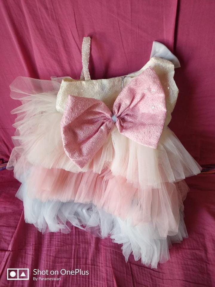 Knit & More Party Dress Frill Frock