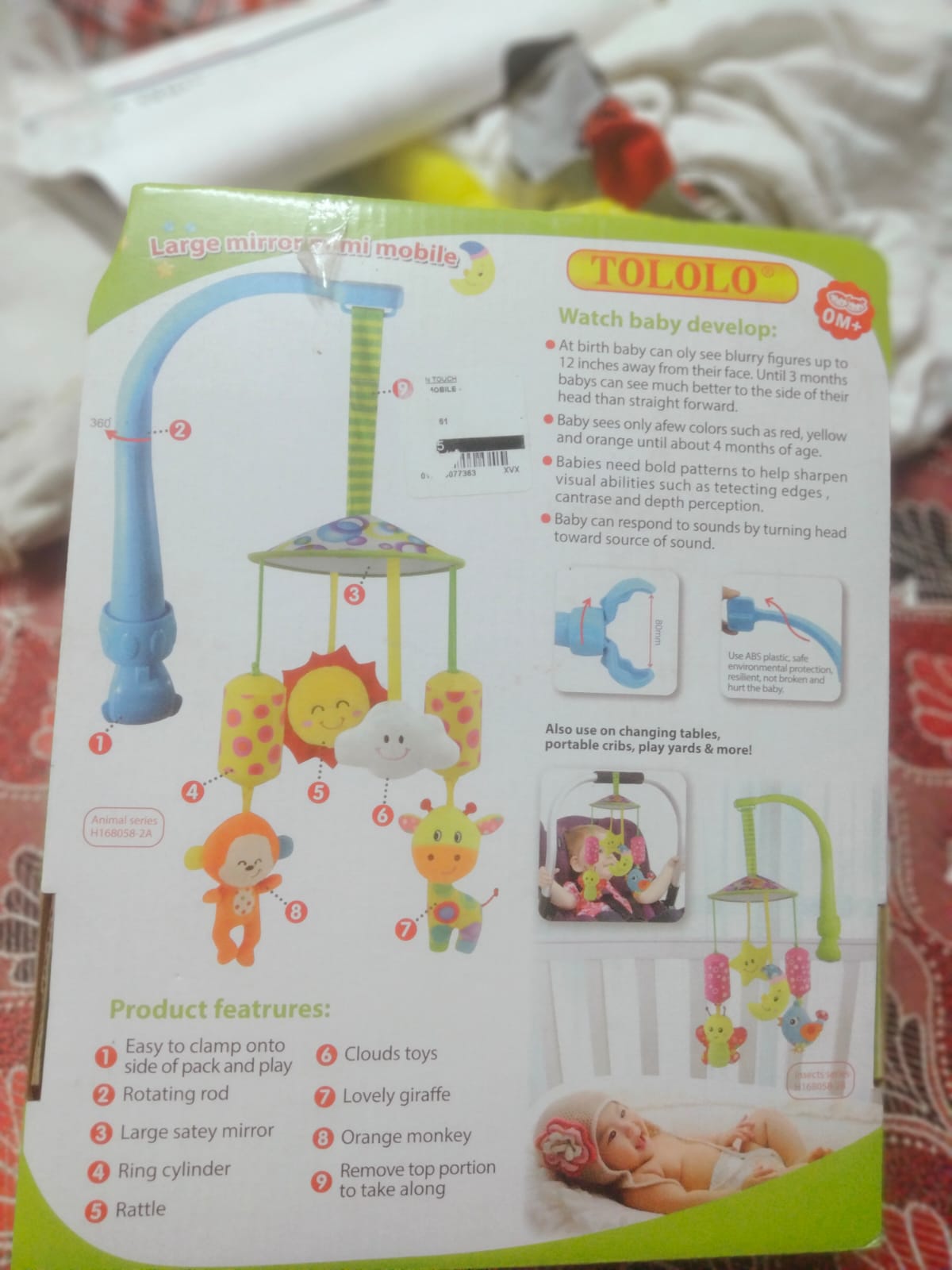 SKK Baby Activity Cot Mobile, Hanging Toys