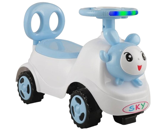 Brand New JoyRide Bunny Ride on SKY Rider for Kids - Blue