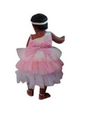 Knit & More Party Dress Frill Frock