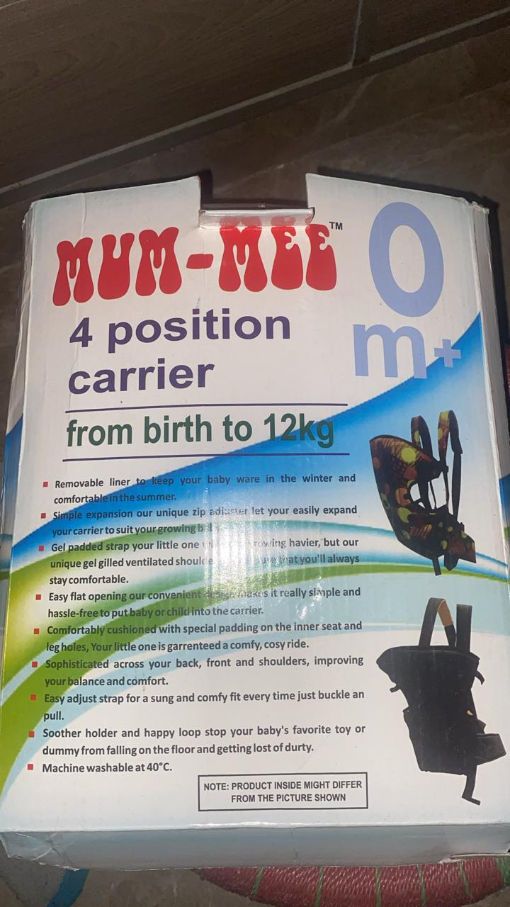 Mee Mee Comfy New Born Baby Carrier