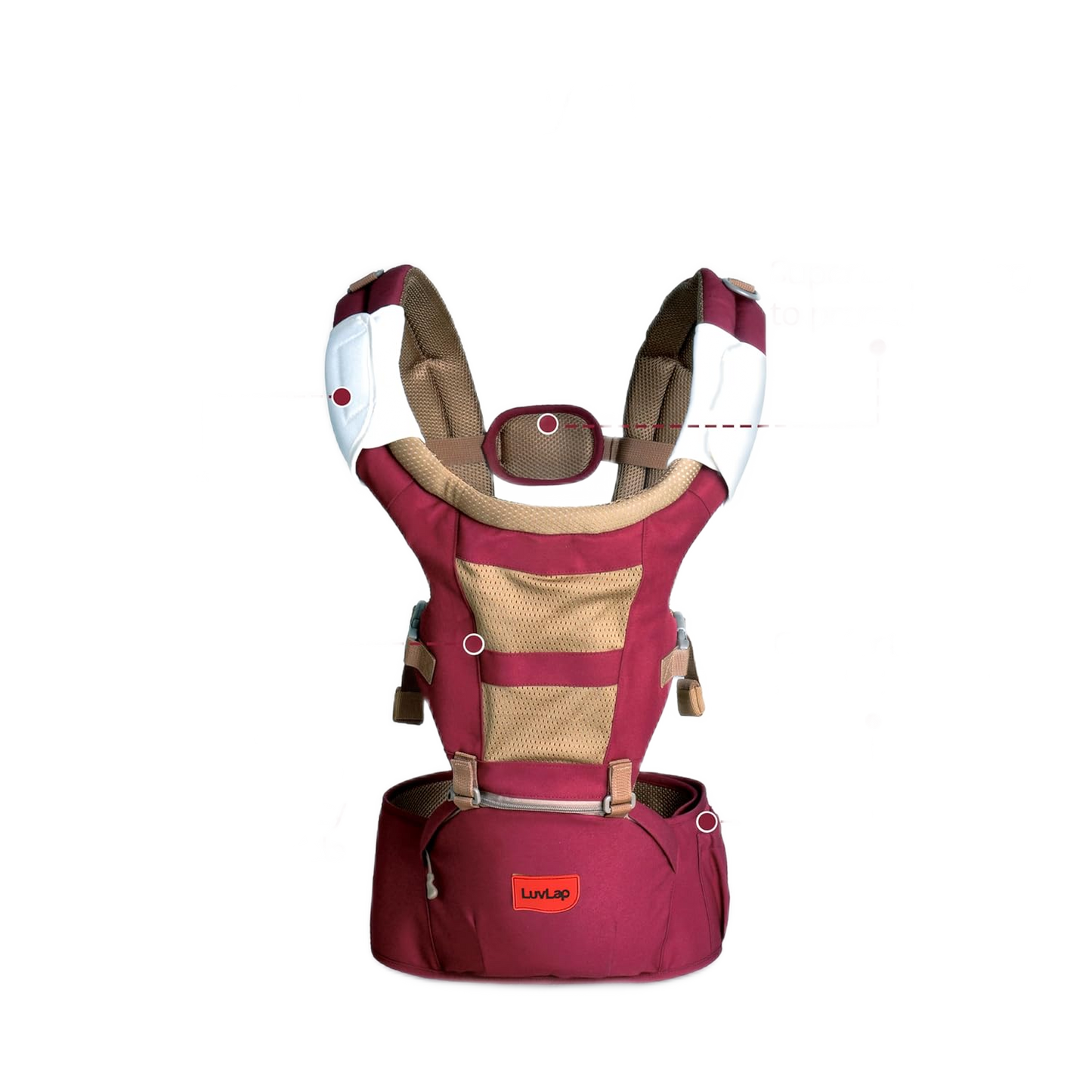 LuvLap Royal Hip Seat Baby Carrier