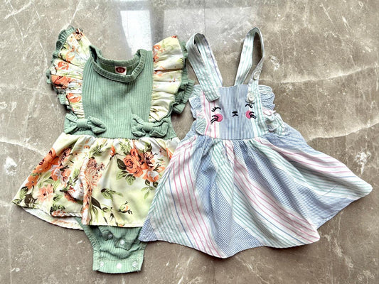 Causal Dress for Baby Girl (Set of 2)