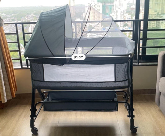 House of Quirk Portable Baby Crib