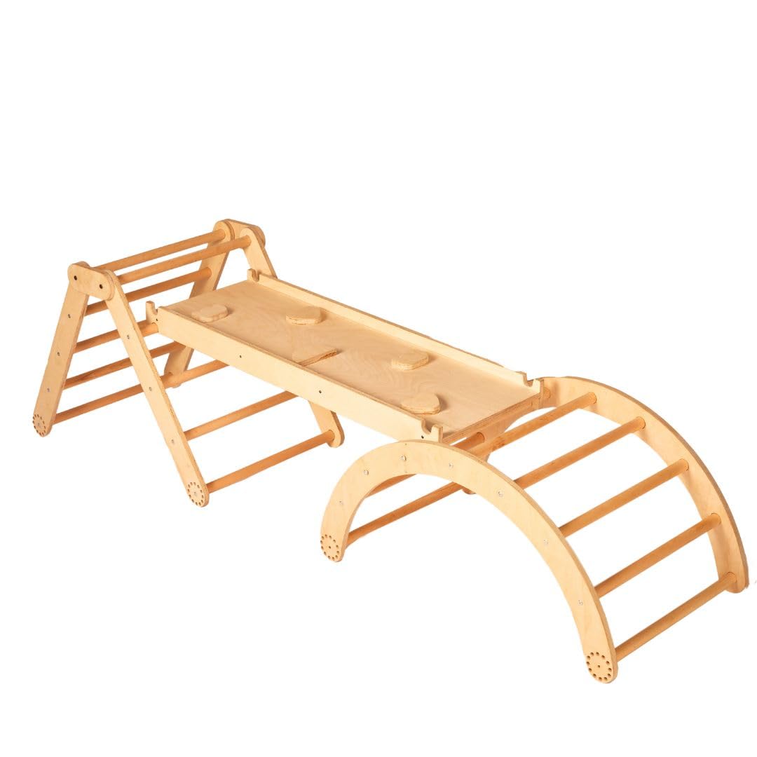 Pikler Triangle and Pikler Arch - Wooden
