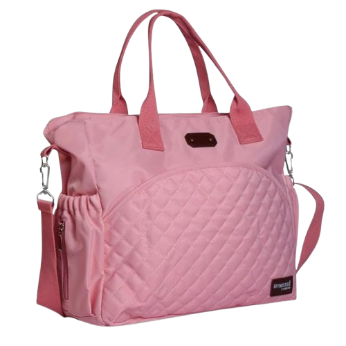 HAMSTER LONDON PU Tote Bag with Quilted Diaper Bag