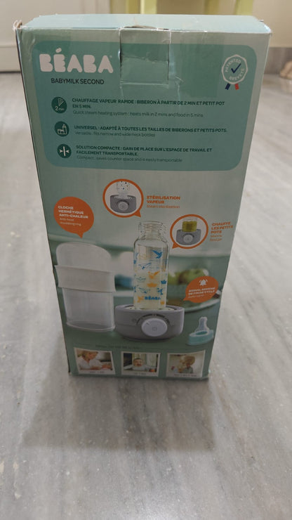 Brand New BEABA Kids Grey Bottle Warmer & Steriliser (0m+)