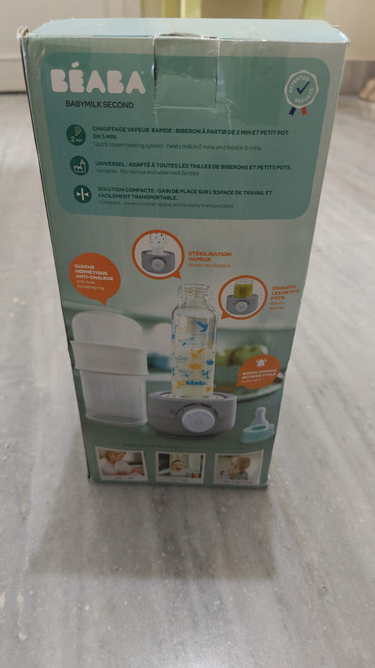 Brand New BEABA Kids Grey Bottle Warmer & Steriliser (0m+)