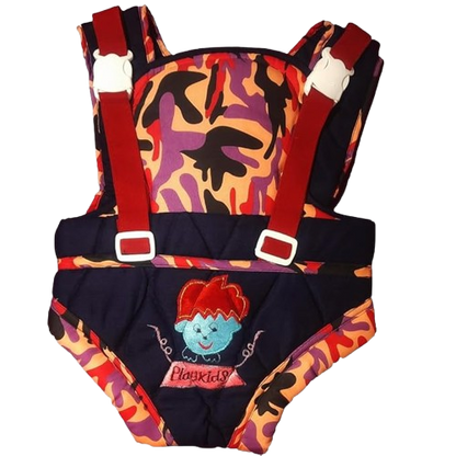Baby Carrier Bag/Kangaroo Bag/Carry Sling/Adjustable/Hands Free 3 in 1 Baby with Safety Belt and Buckle Straps, for 3-16 Months (Red)