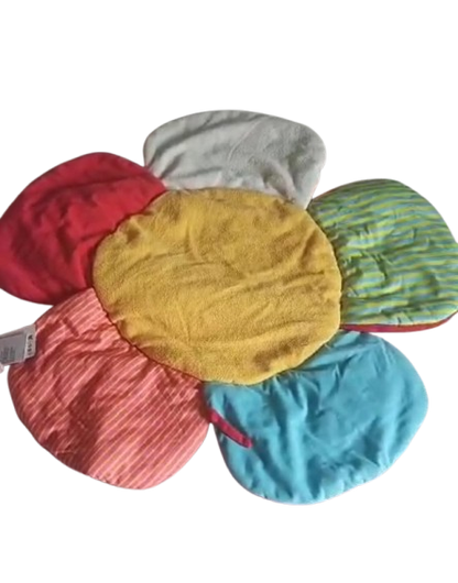 Baby Cotton Play Mat Round - Flower