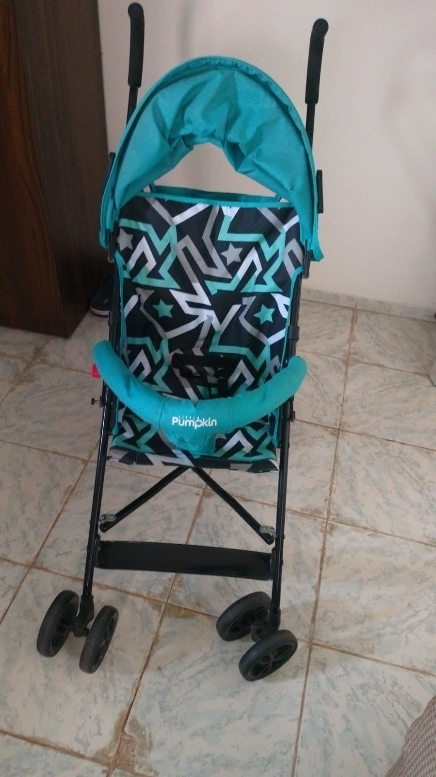 Little Pumpkin by R for Rabbit Baby Stroller and Pram for Baby/Newborn- Buggy for Kids | Easy Foldable and Carry | Kid Age 0-2 Years (Blue)