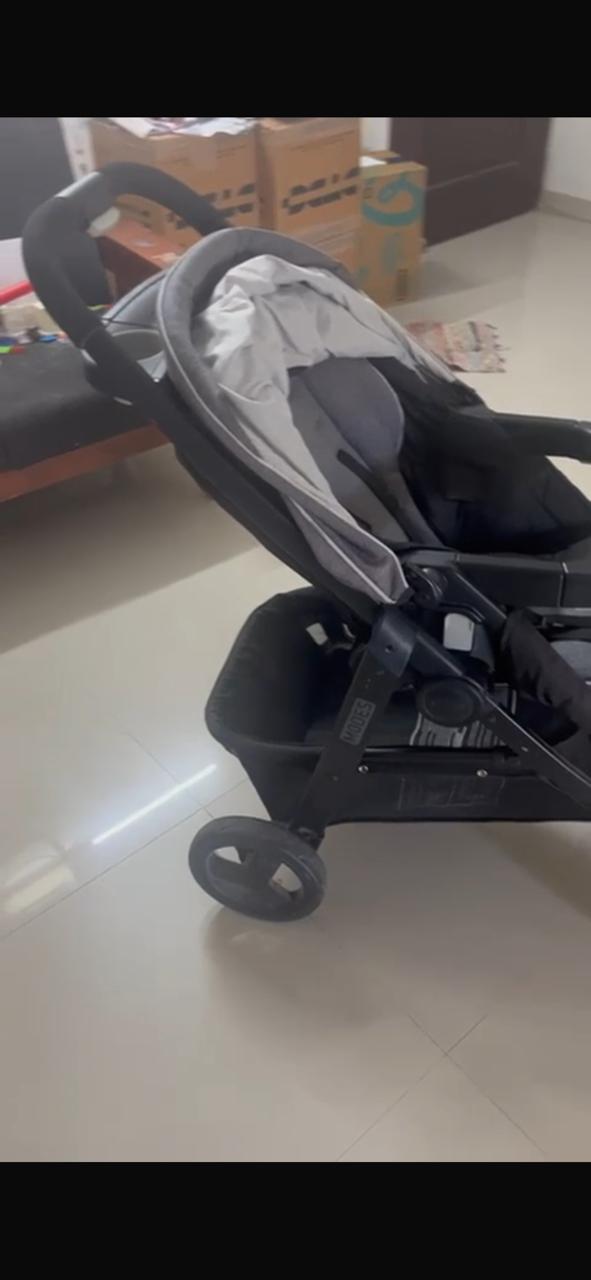 Graco Modes Pramette Stroller, 3-in-1 Baby Stroller, 3 Modes: Infant Car Seat Carrier (Car Seat Not Included), Infant Pramette to Toddler Stroller with Reversible Seat and One-Hand Fold, Redmond