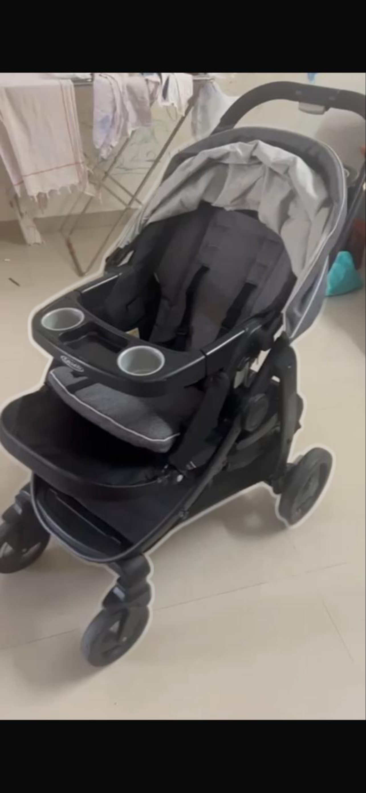 Graco Modes Pramette Stroller, 3-in-1 Baby Stroller, 3 Modes: Infant Car Seat Carrier (Car Seat Not Included), Infant Pramette to Toddler Stroller with Reversible Seat and One-Hand Fold, Redmond