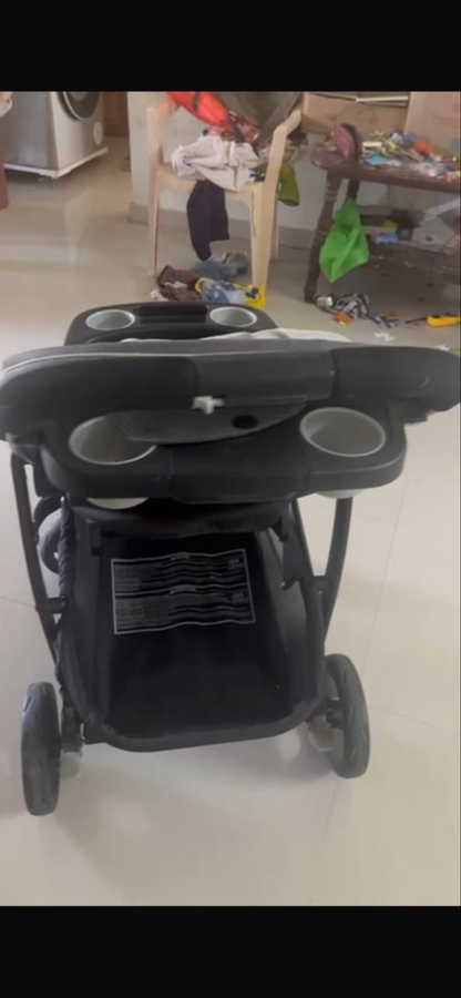 Graco Modes Pramette Stroller, 3-in-1 Baby Stroller, 3 Modes: Infant Car Seat Carrier (Car Seat Not Included), Infant Pramette to Toddler Stroller with Reversible Seat and One-Hand Fold, Redmond