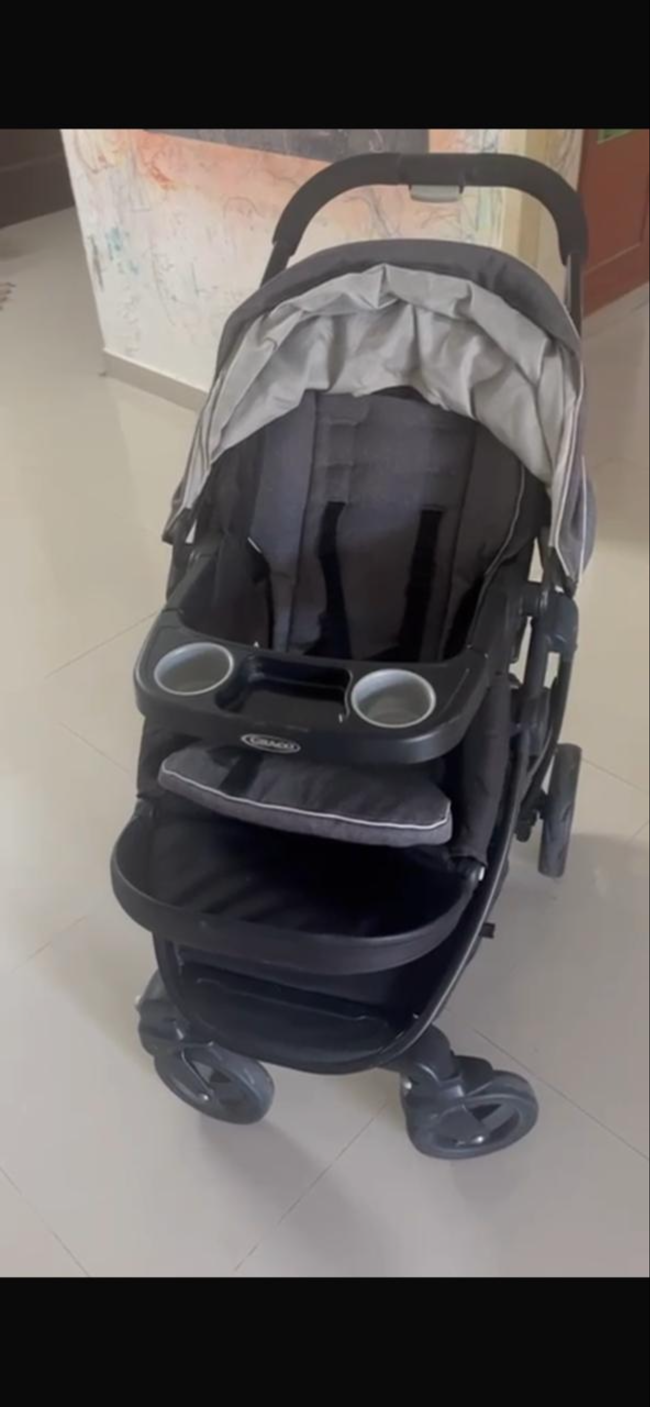 Graco Modes Pramette Stroller, 3-in-1 Baby Stroller, 3 Modes: Infant Car Seat Carrier (Car Seat Not Included), Infant Pramette to Toddler Stroller with Reversible Seat and One-Hand Fold, Redmond