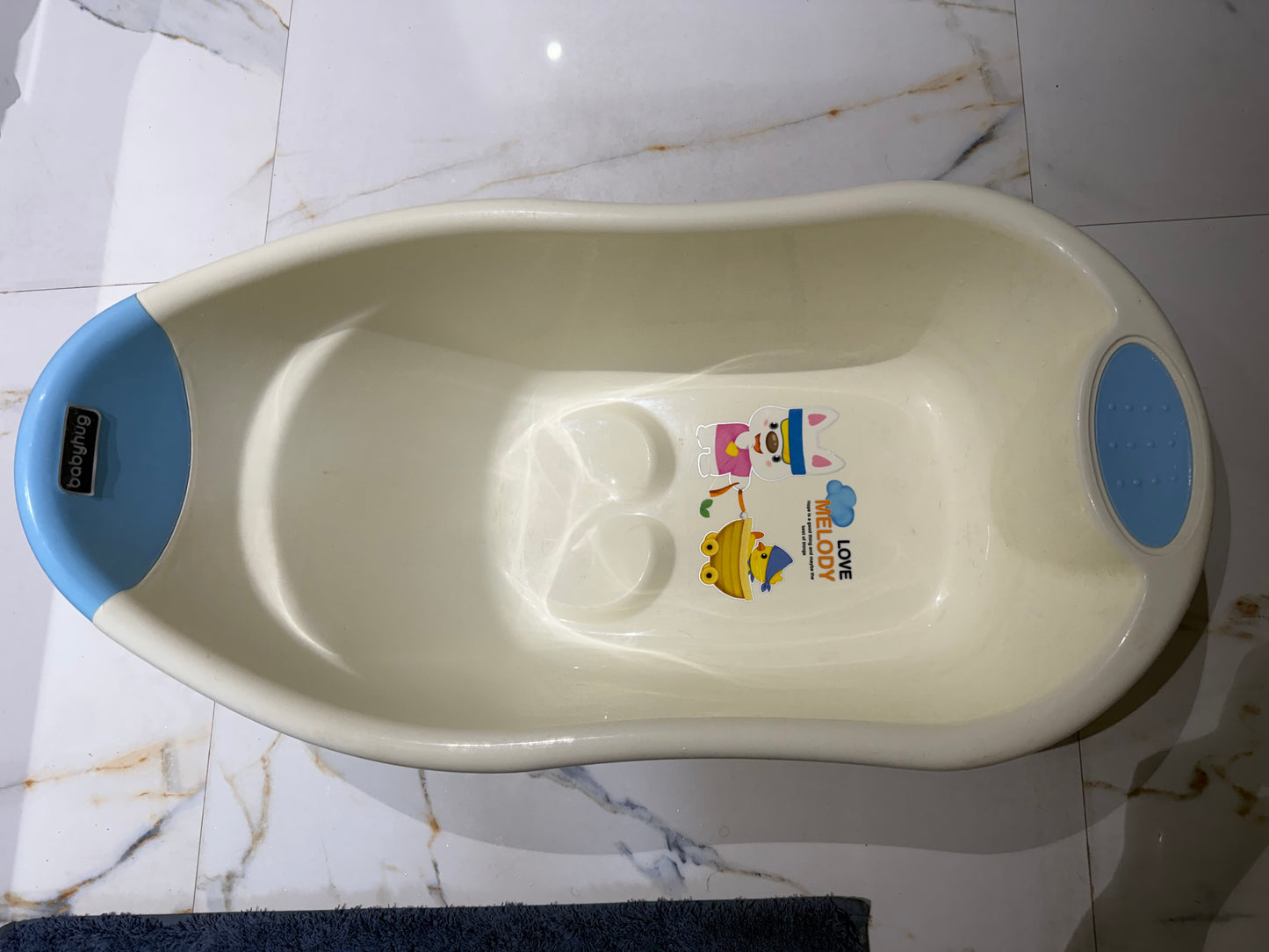 Babyhug Bath tub - Cream & Blue