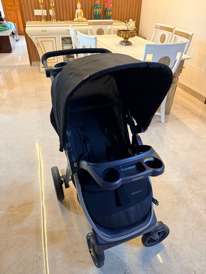 Chicoo Bravo Stroller / Pram Black