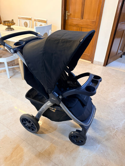 Chicoo Bravo Stroller / Pram Black