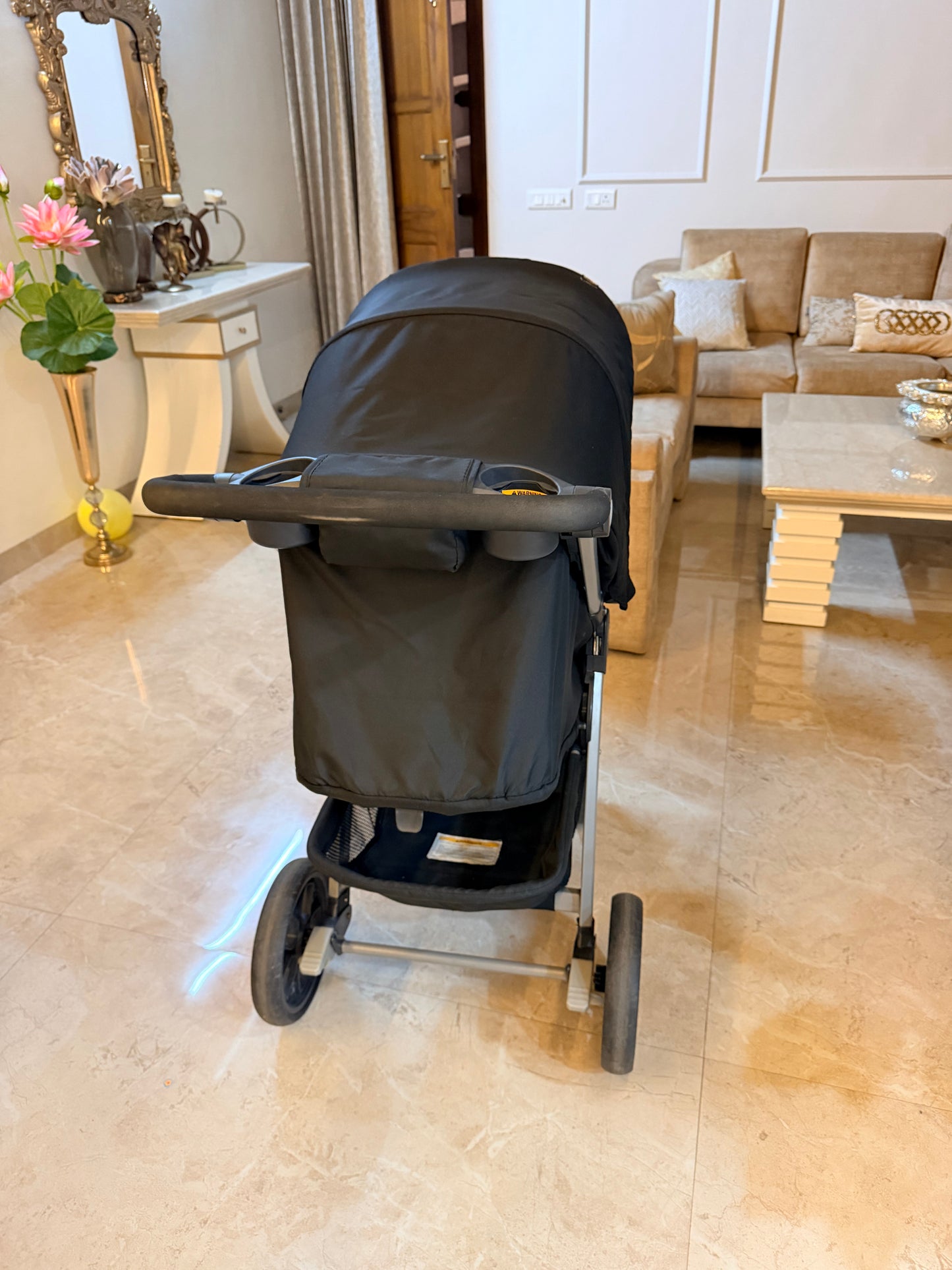 Chicoo Bravo Stroller / Pram Black