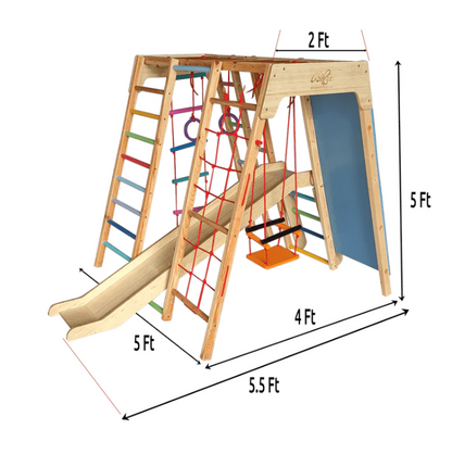 WoodBee 9-in-1 Jungle Gym Jumbo