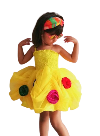 Marigold Bubble Tutu Dress