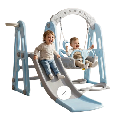 Baybee Twinkle 4 in 1 Swing and Slider Foldable Baby Garden Slide for Kids