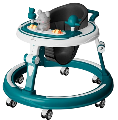StarAndDaisy Baby Walkers for 6-24 Month Baby Boy Girl/Baby Walker 7 Level Height Adjustment/Walker for Kids for 1 Years with Switchable Food & Musical Toy Tray -