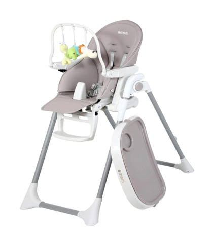 DOTMOM Magic Fold High Chair for Baby, 5 Position Recline, 7 Height Adjustments - Pink