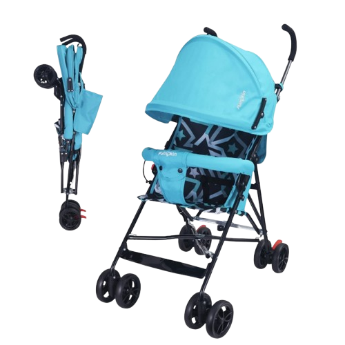 LITTLE Pumpkin Kiddie Kingdom Baby Stroller Buggy – Stroller (Blue) Buggy (Multi, Blue)