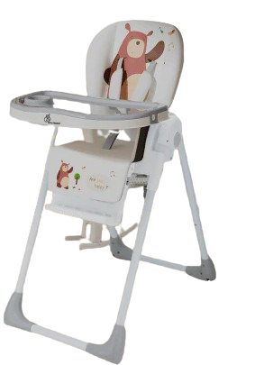 R for Rabbit Marshmallow High Chair for Baby, Multiple Recline Position High Chair with 7 Level Height Adjustment and 3-Recline Modes 6 Months to 5 Years