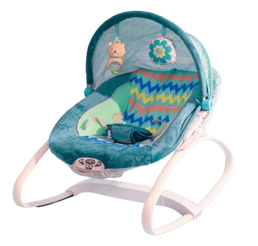 Infantso Baby Rocker & Bouncer for 0 to 2 Years, Portable Rocker for Newborn with Calming Vibrations & Hanging Toys