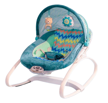 Infantso Baby Rocker & Bouncer for 0 to 2 Years, Portable Rocker for Newborn with Calming Vibrations & Hanging Toys