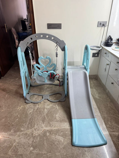 Baybee Twinkle 4 in 1 Swing and Slider Foldable Baby Garden Slide for Kids