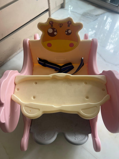 Jam & Honey Rocking Horse Sit On Rocker for Kids | Comfortable Grip and Stable Base | for Children 12 Months+ | 72 L x 36 W x 45 H cm | Pink