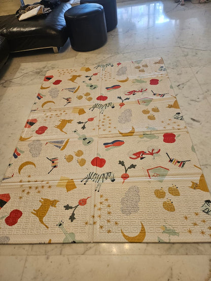 Wembleys Baby Play Mat Double Sided Waterproof Floor Mat Playmat for Kids - Large Size