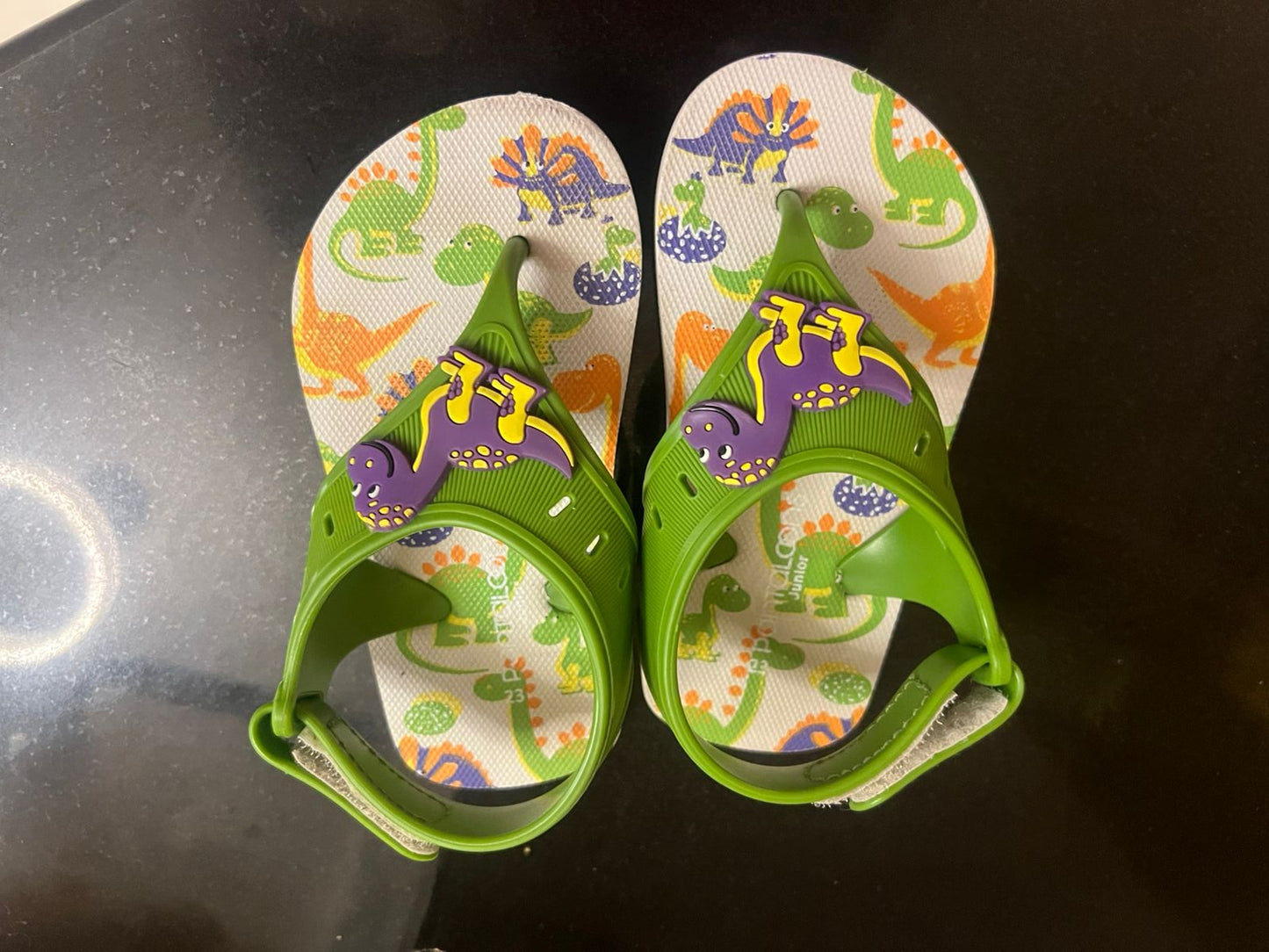 Pantaloons Footwear Velcro Closure Sandal Age 2 to 2.5 years Dino - Unisex