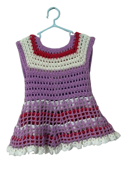 Knitted Dress for Baby Girl