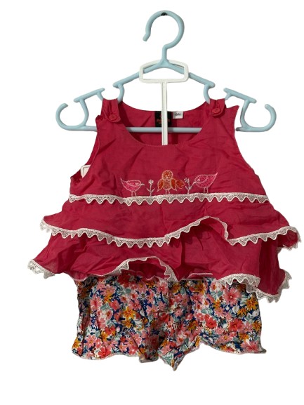 Cotton Romper Set