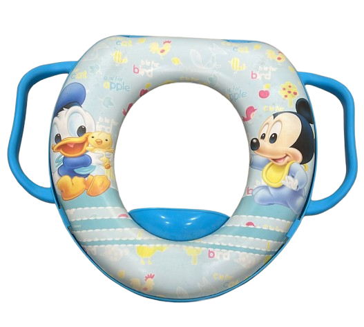 Stor Mini Wc with Handles Mickey Baby Pot Seat, Blue